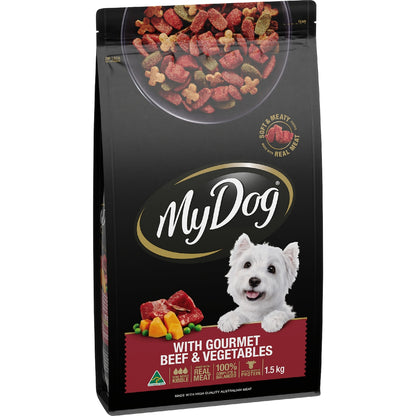 My Dog Gourmet Beef With Roast Vegetables Flavours Dry Food 1.5kg