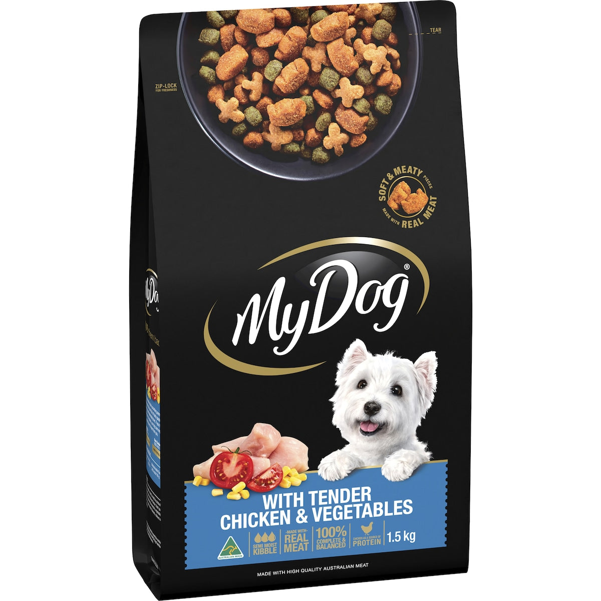 My Dog Dry Dog Food with Tender Chicken & Vegetables 1.5kg