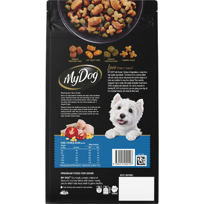 My Dog Adult Tender Chicken & Vegetables Dry Dog Food 1.5kg