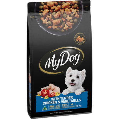 My Dog Adult Tender Chicken & Vegetables Dry Dog Food 1.5kg