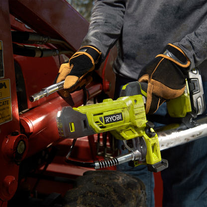 Ryobi Grease Gun - 76cm Hose - 10,000 PSI - Tool Only