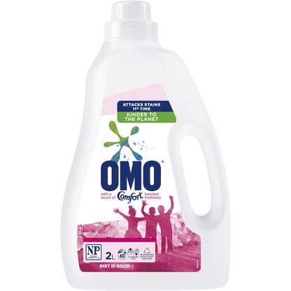 Omo Touch Of Comfort Laundry Liquid Detergent 2l
