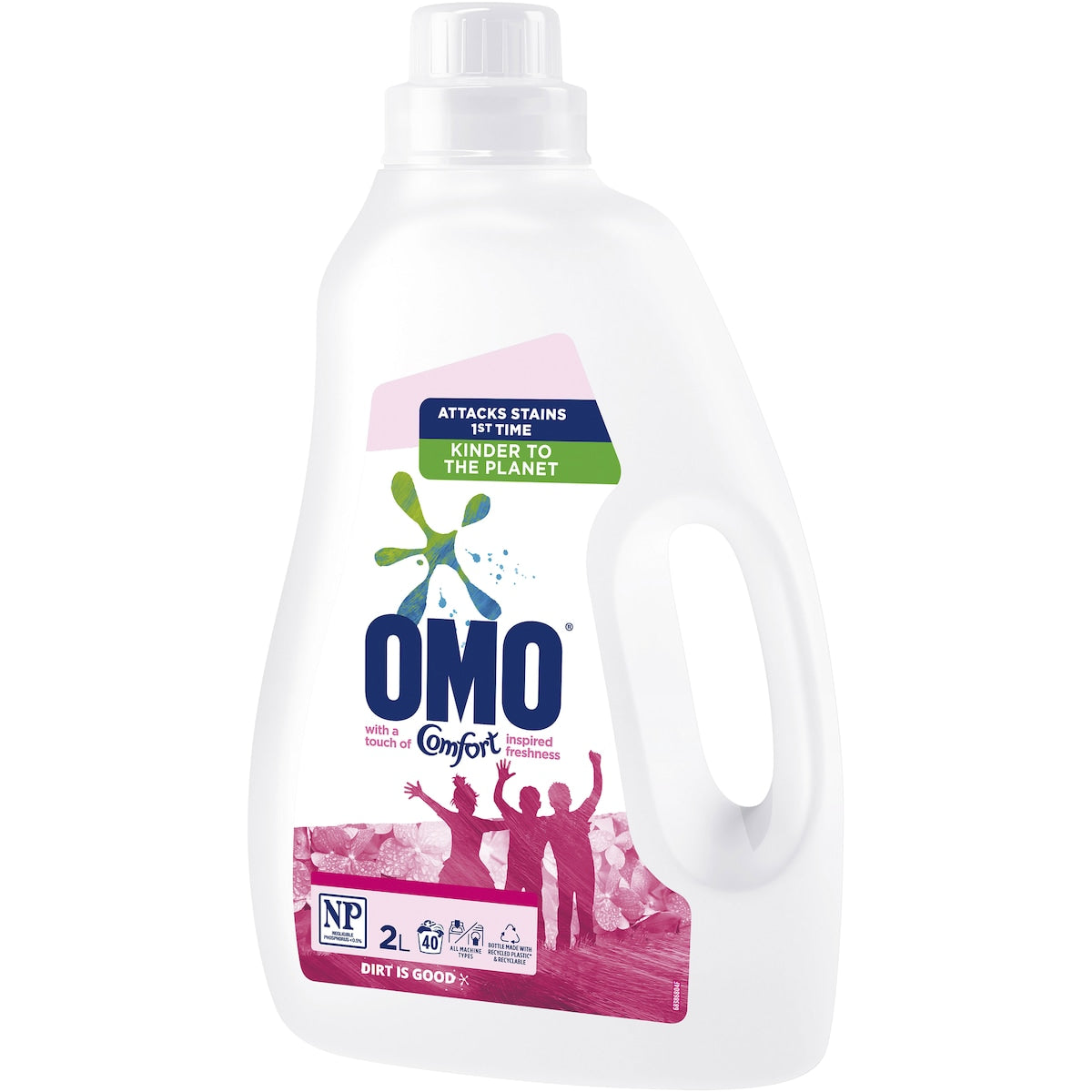 Omo Touch Of Comfort Laundry Liquid Detergent 2l