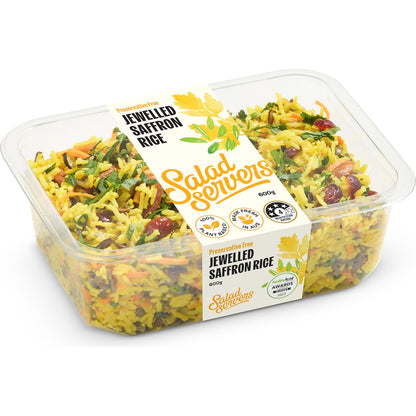 Salad Servers Jewelled Saffron Rice 600g