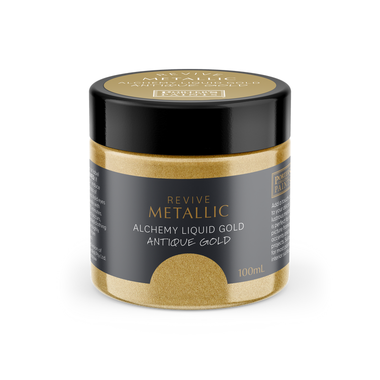 Porters Metallic Furniture Paint - 100ml - Antique Gold