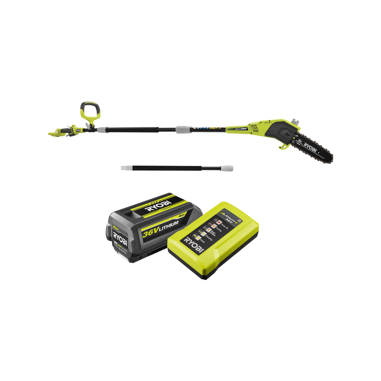 Ryobi Pole Pruner Kit - 36V - 8" - 4.0Ah