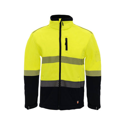 Citeco Yellow Hi Vis Soft Shell Jacket - 2XL