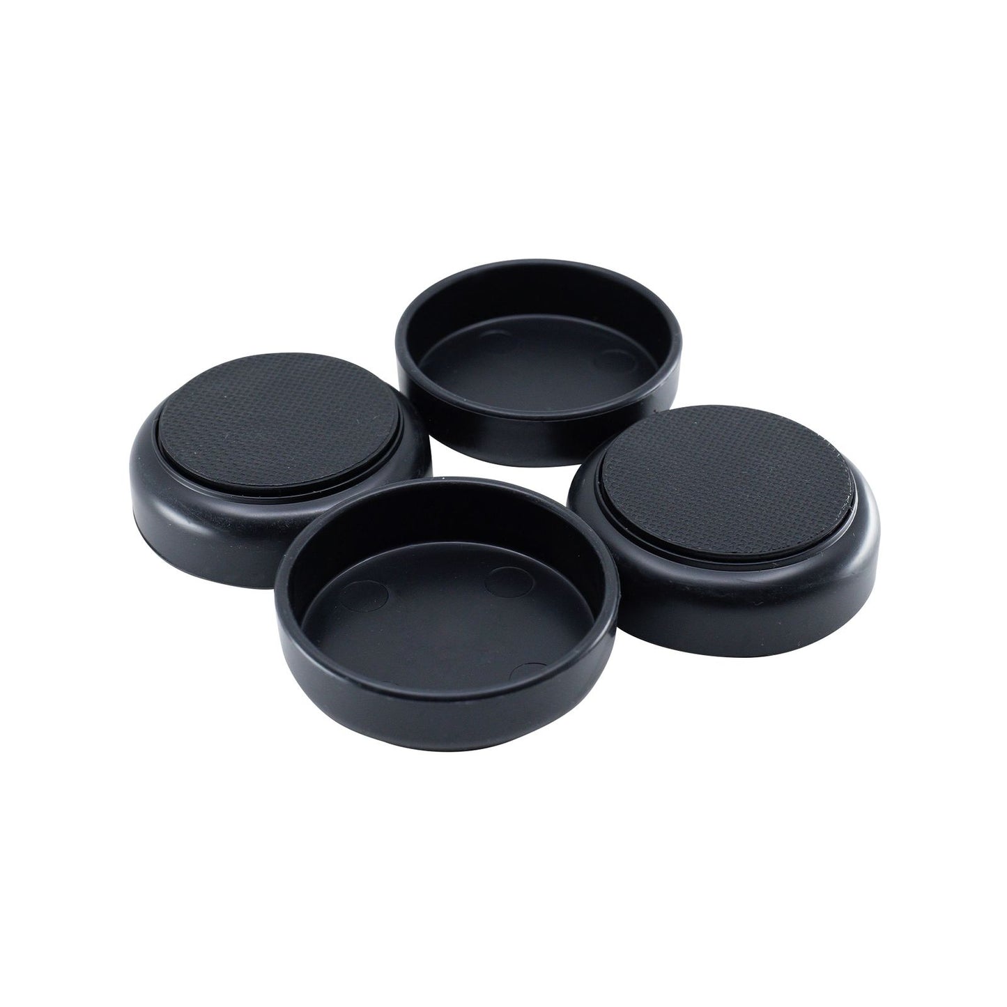 Surface Gard Black Non Slip Castor Cup - 60mm - 4 Pack