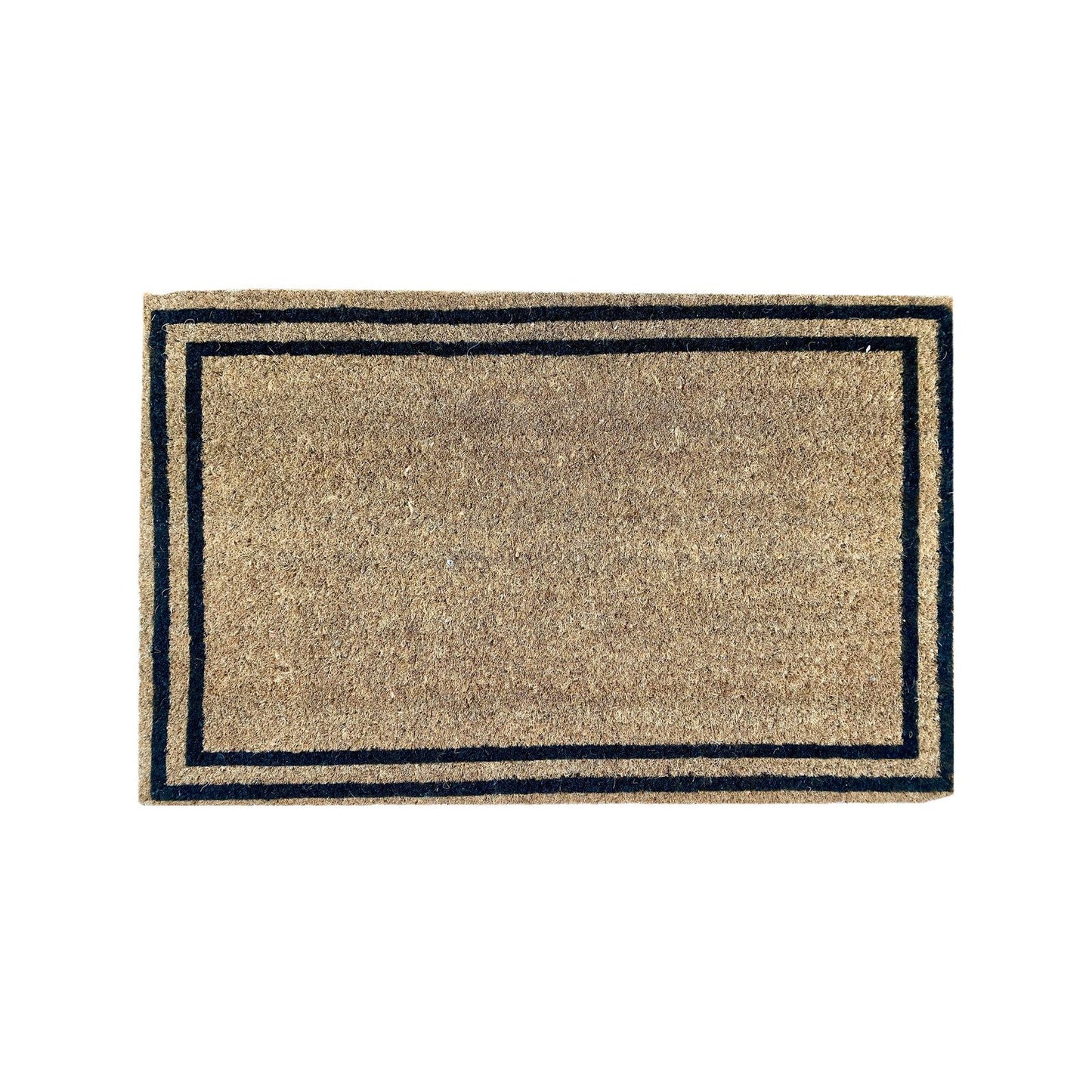 Bayliss Black Balmain Border Mat - 50 x 80cm