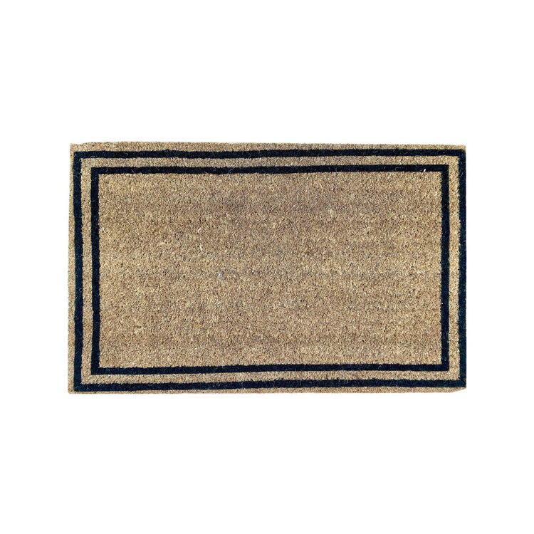 Bayliss Black Balmain Border Mat - 50 x 80cm