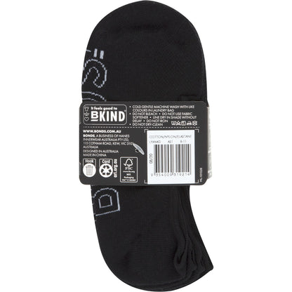 Bonds Womens Logo Light Weight Size 8-11 Assorted 4 Pack