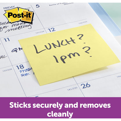 Post-it Notes Canary Yellow 4 Pack