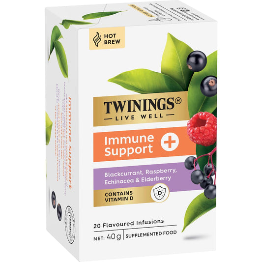 Twinings Live Well Immune Support+ Tea Bags 20 Pack