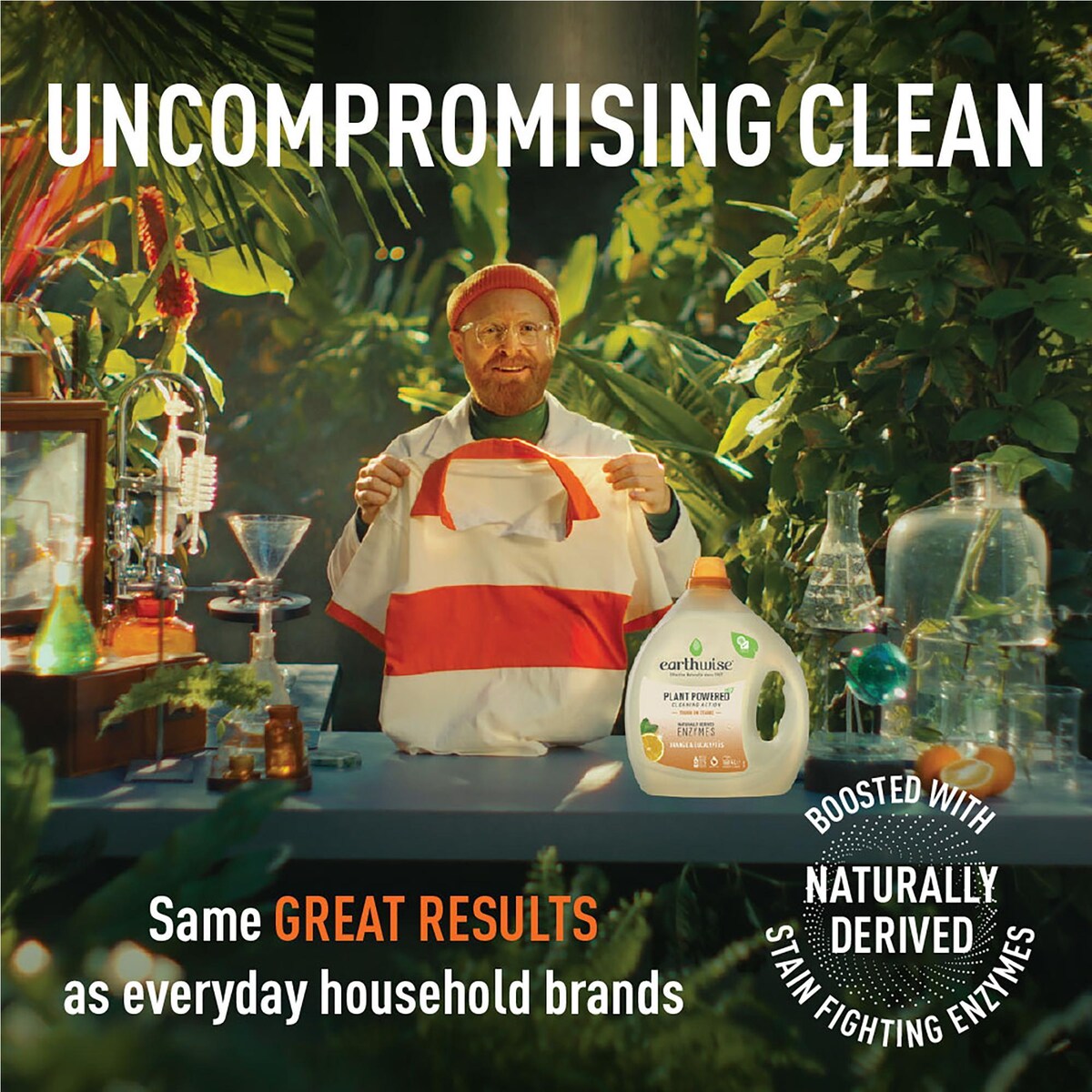 Earthwise Orange & Eucalyptus Laundry Liquid Washing Detergent 4L