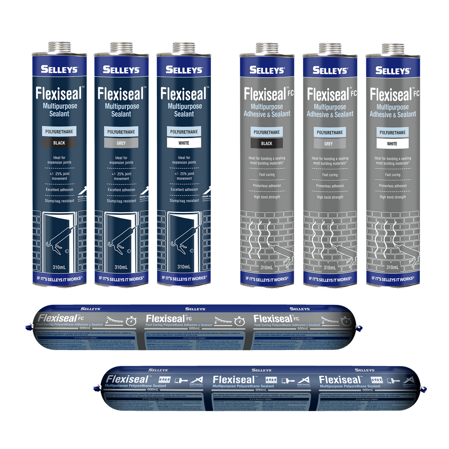 Selleys Black Flexiseal - 310ml