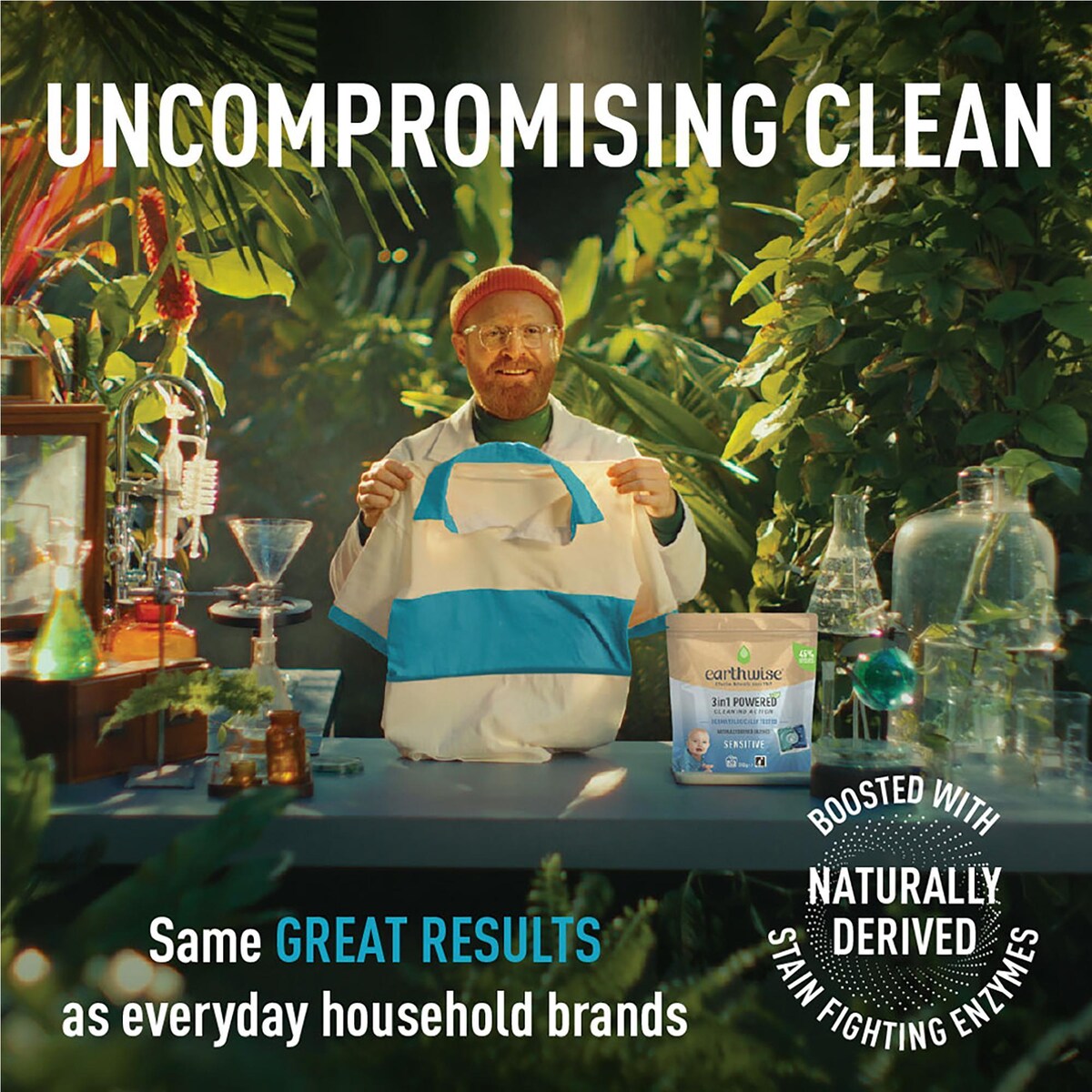 Earthwise Sensitive Clean Laundry Capsules Washing Detergent 26 pack