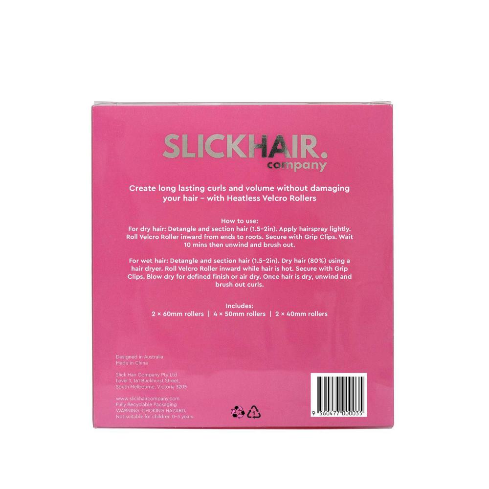 Slick Hair Company Heatless Velcro Rollers - 8 pack