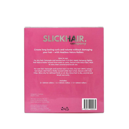 Slick Hair Company Heatless Velcro Rollers - 8 pack