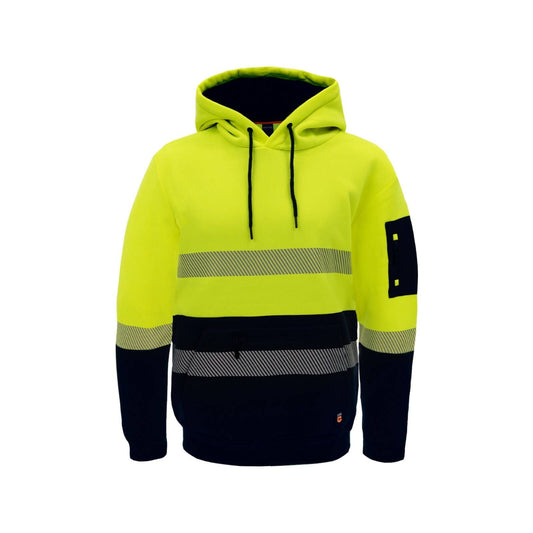 Citeco Yellow Hi Vis Taped Hoodie - XL