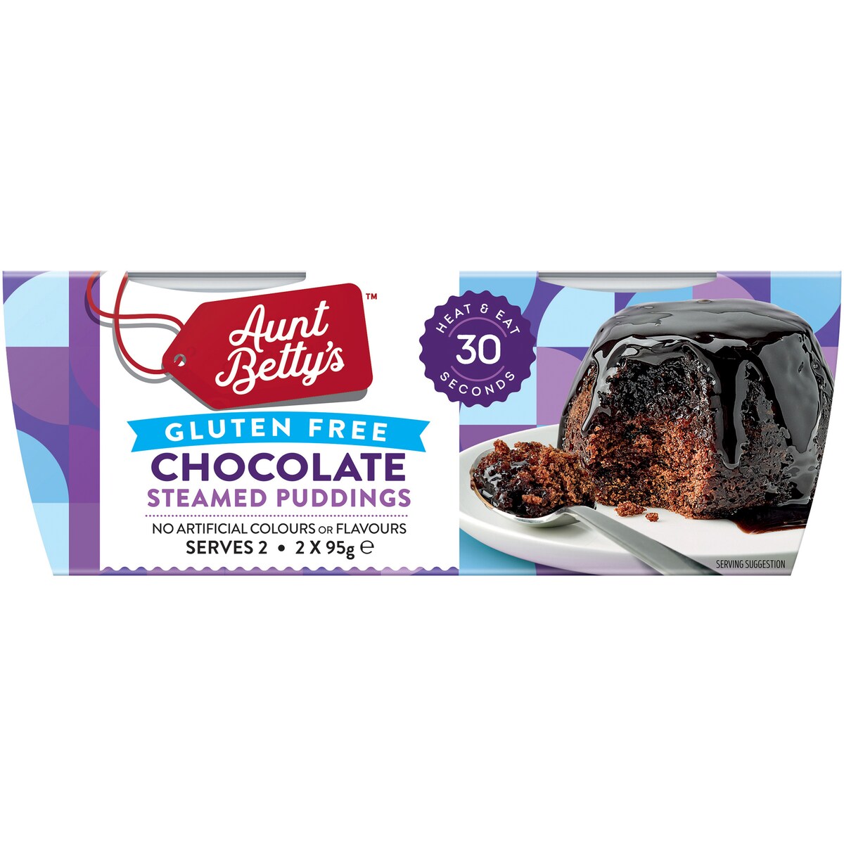 Aunt Betty's Gluten Free Chocolate 2x95g