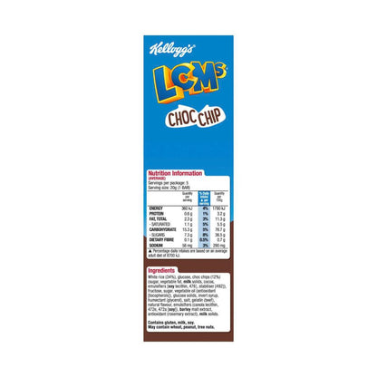 Kellogg's Lcms Rice Bubbles Choc Chip 5 Pack - 100g