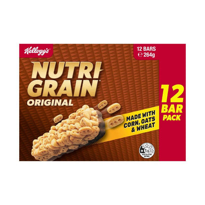 Kellogg's Nutri Grain Original Bars 12 Pack - 264g