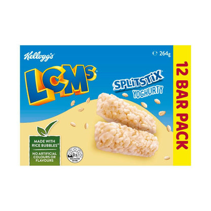Kellogg's LCMs Split Stix Yoghurty 12 Pack - 264g