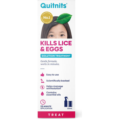 Quitnits Head Lice Solution 125ml