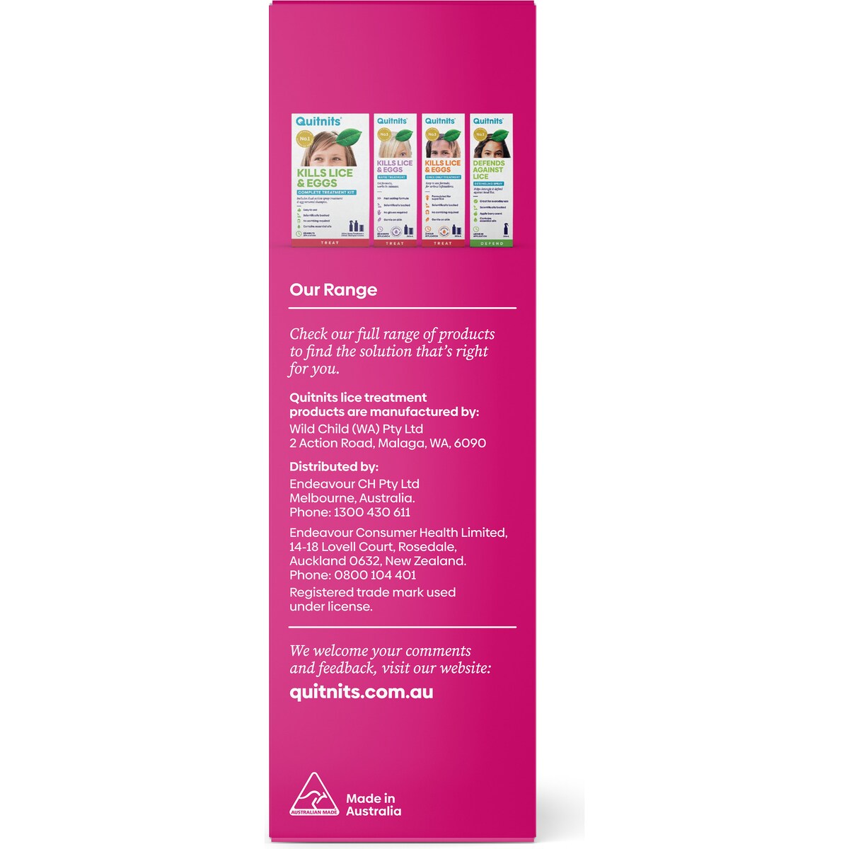 Quitnits Head Lice Solution 125ml
