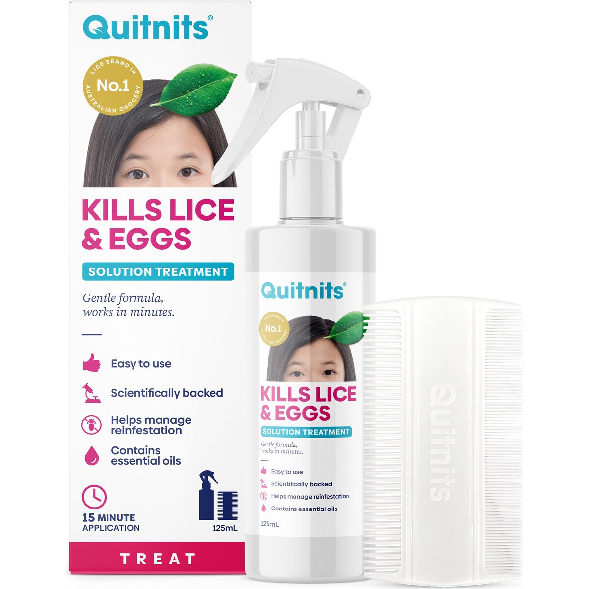 Quitnits Head Lice Solution 125ml