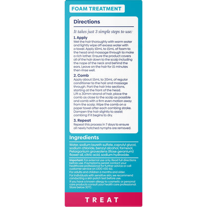 Quitnits Head Lice Foam Solution 125ml