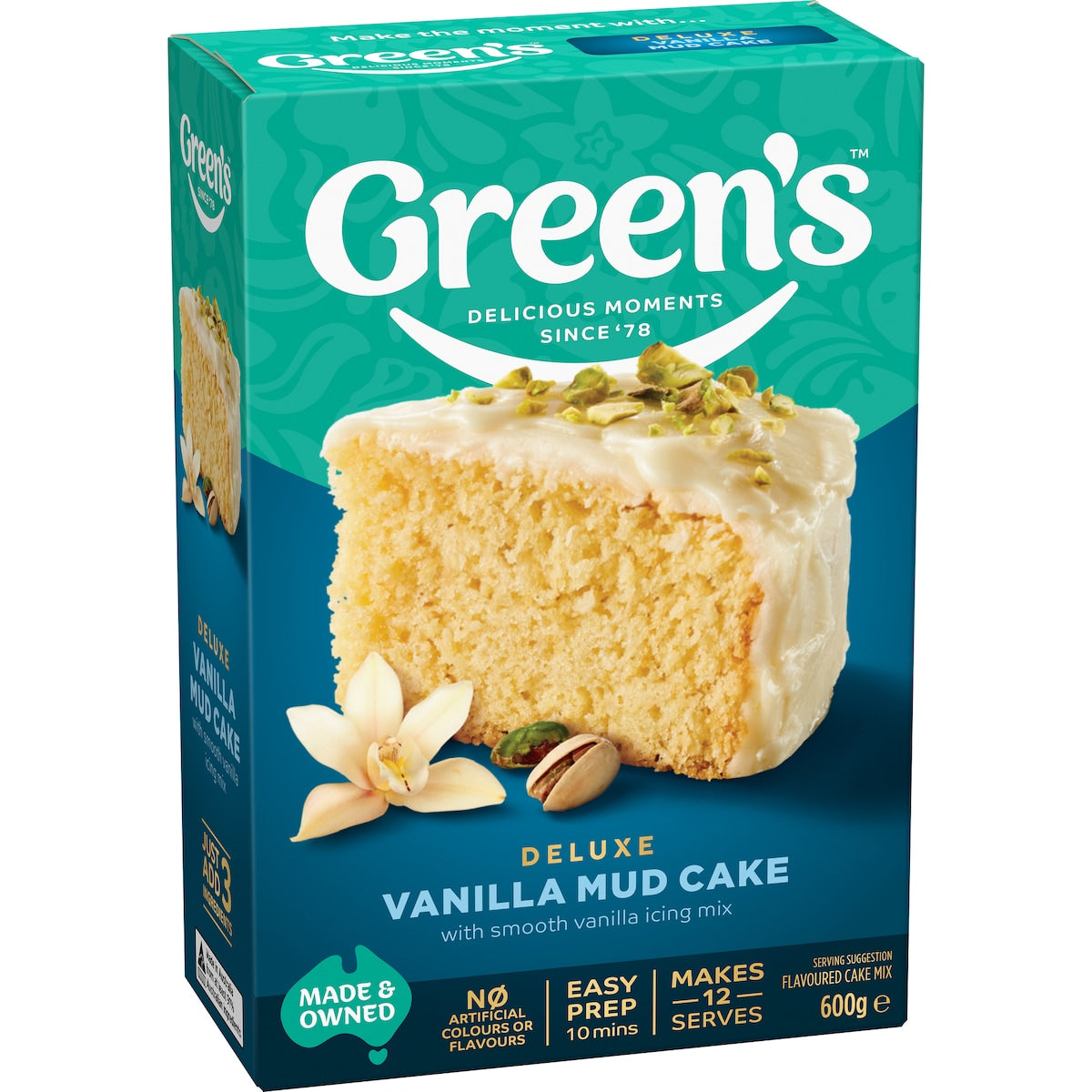 Green's Vanilla Mud Cake Mix 600g