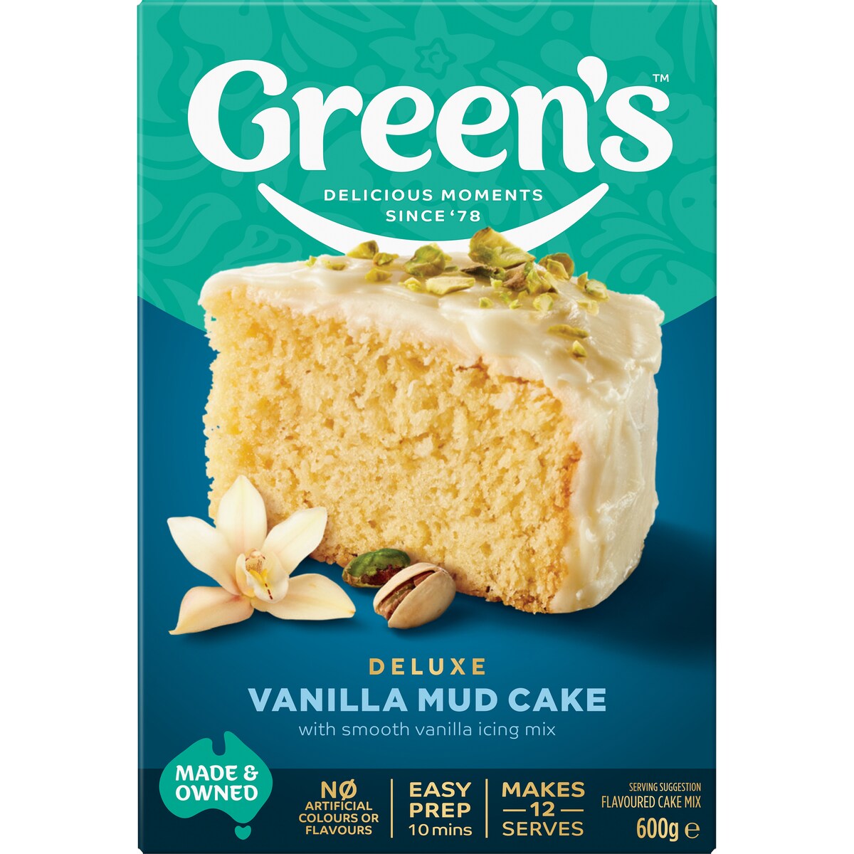 Green's Vanilla Mud Cake Mix 600g