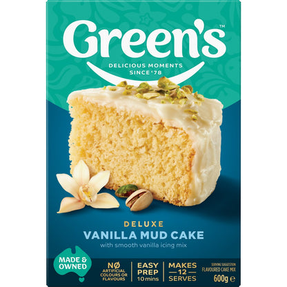 Greens Vanilla Mud Cake Mix 600g