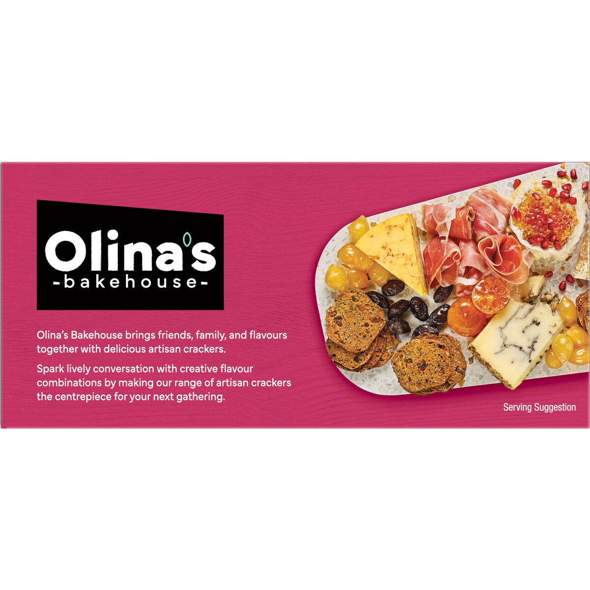 Olinas Bakehouse Artisan Cracker Biscuits Raisin & Pumpkin Seeds 100g