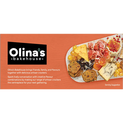 Olinas Bakehouse Artisan Crackers Biscuits Date & Apricot 100g