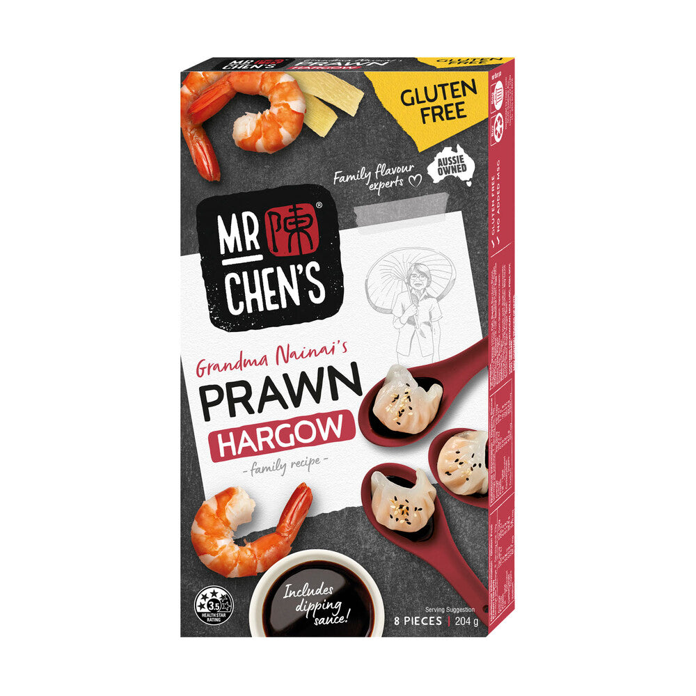 Mr Chen's Gluten Free Prawn Hargow - 204g