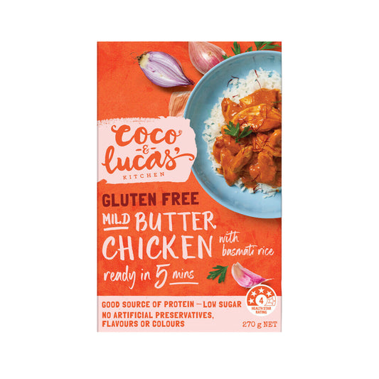 Coco & Lucas Gluten Free Butter Chicken & Basmati - 270g