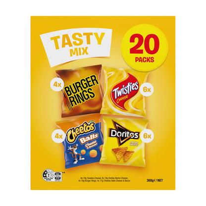 Smith's Tasty Mix Chips Lunchbox Snacks Multipack 20 Pack - 368g