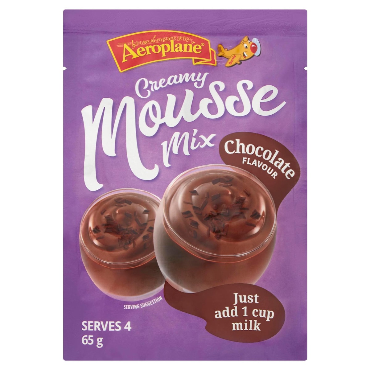Aeroplane Creamy Mousse Mix Chocolate Flavour 65g
