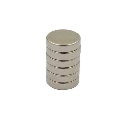 Everhang 12mm Rare Earth Disc Magnet - Neodymium - 6 Pack - Strong