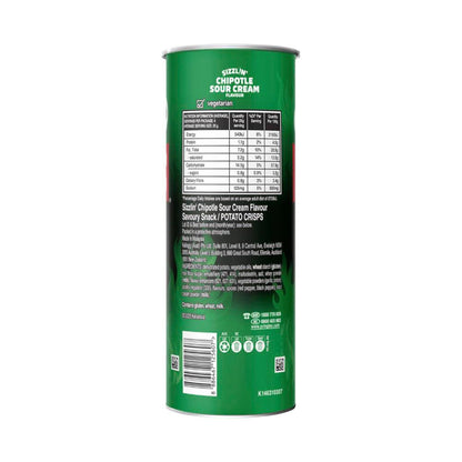 Pringles Potato Chips Sizzle Chipotle Sour Cream - 118g
