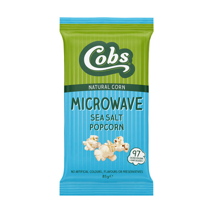 Cobs Microwave Popcorn Sea Salt - 85g