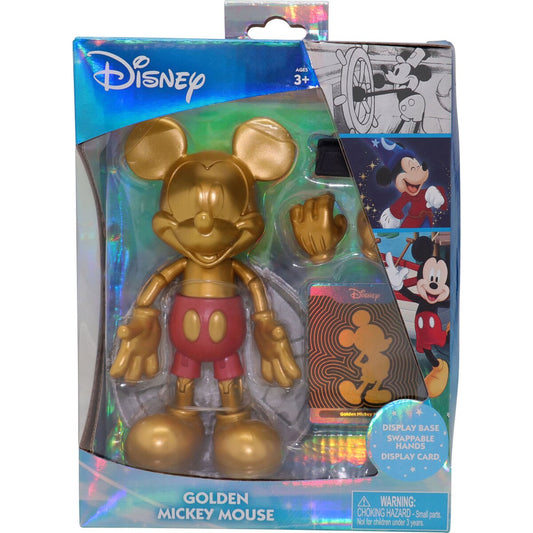 Disney Golden Mickey Figure 6 Inch Each