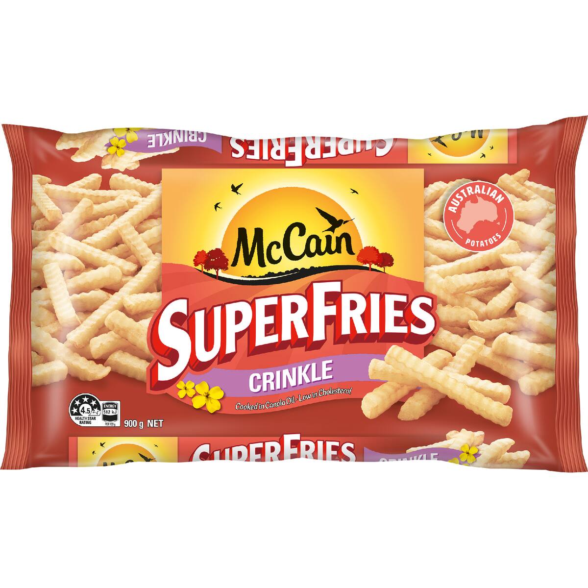 Mccain Superfries Crinkle Cut 900g