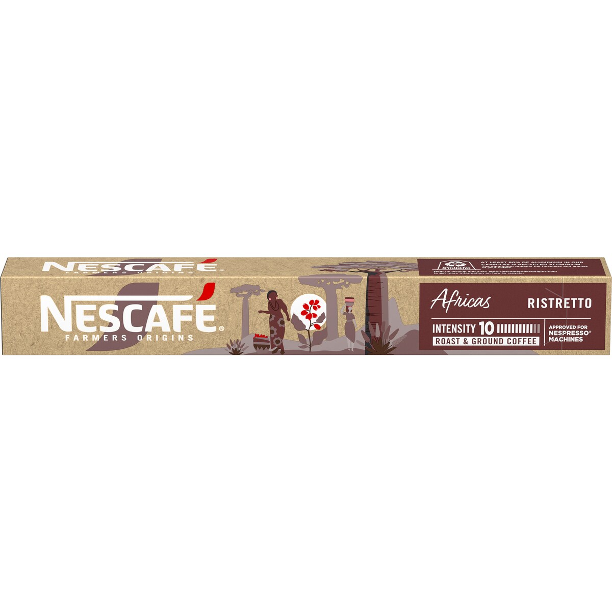 Nescafe Farmers Origin Pods Africas Ristretto Coffee Capsules 10 pack