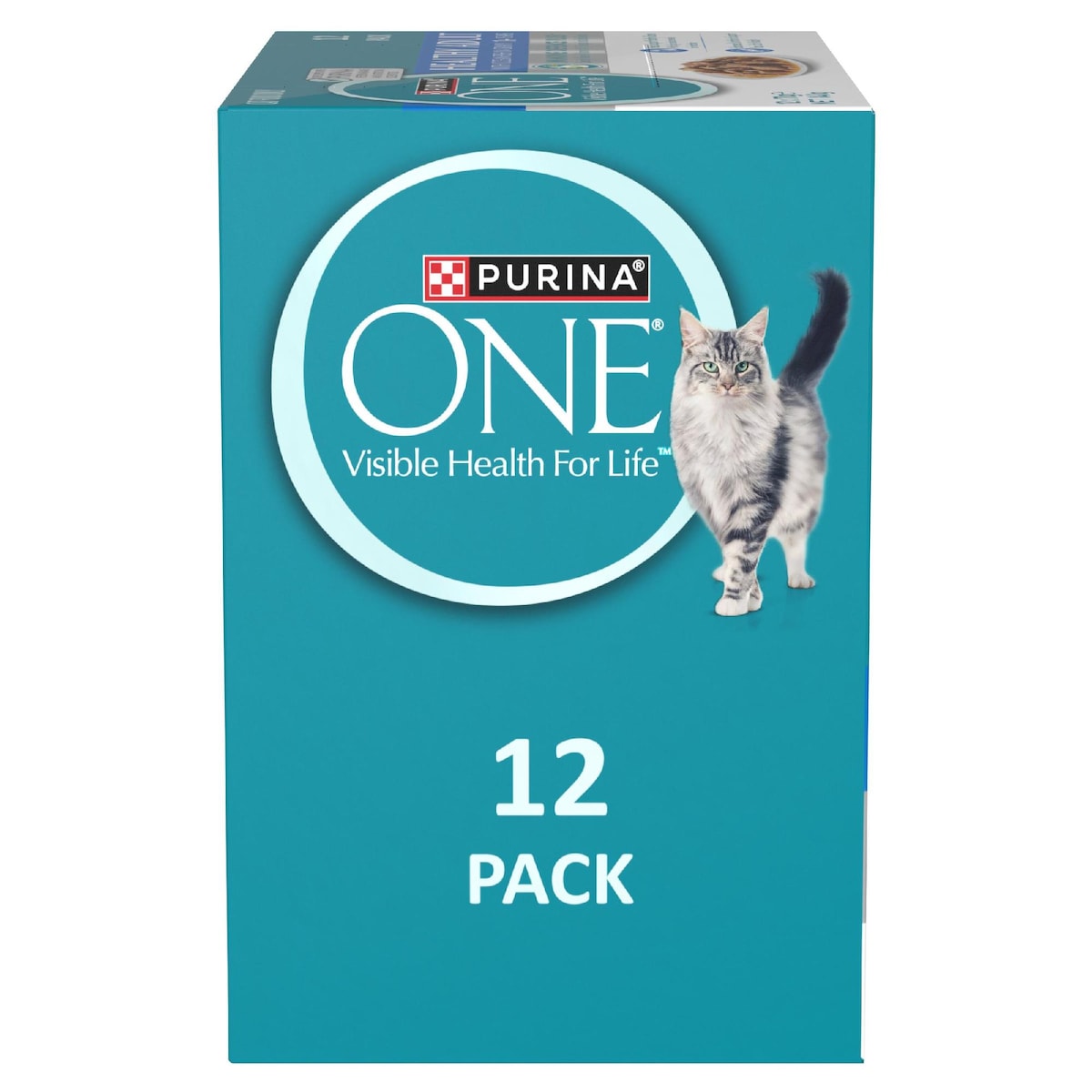 Purina One Wet Cat Food Healthy Adult Ocean Fish In Gravy 70g X 12 Pack