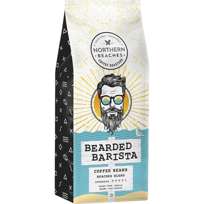 Northern Beaches Coffee Roasters Bearded Barista Coffee Beans 1kg
