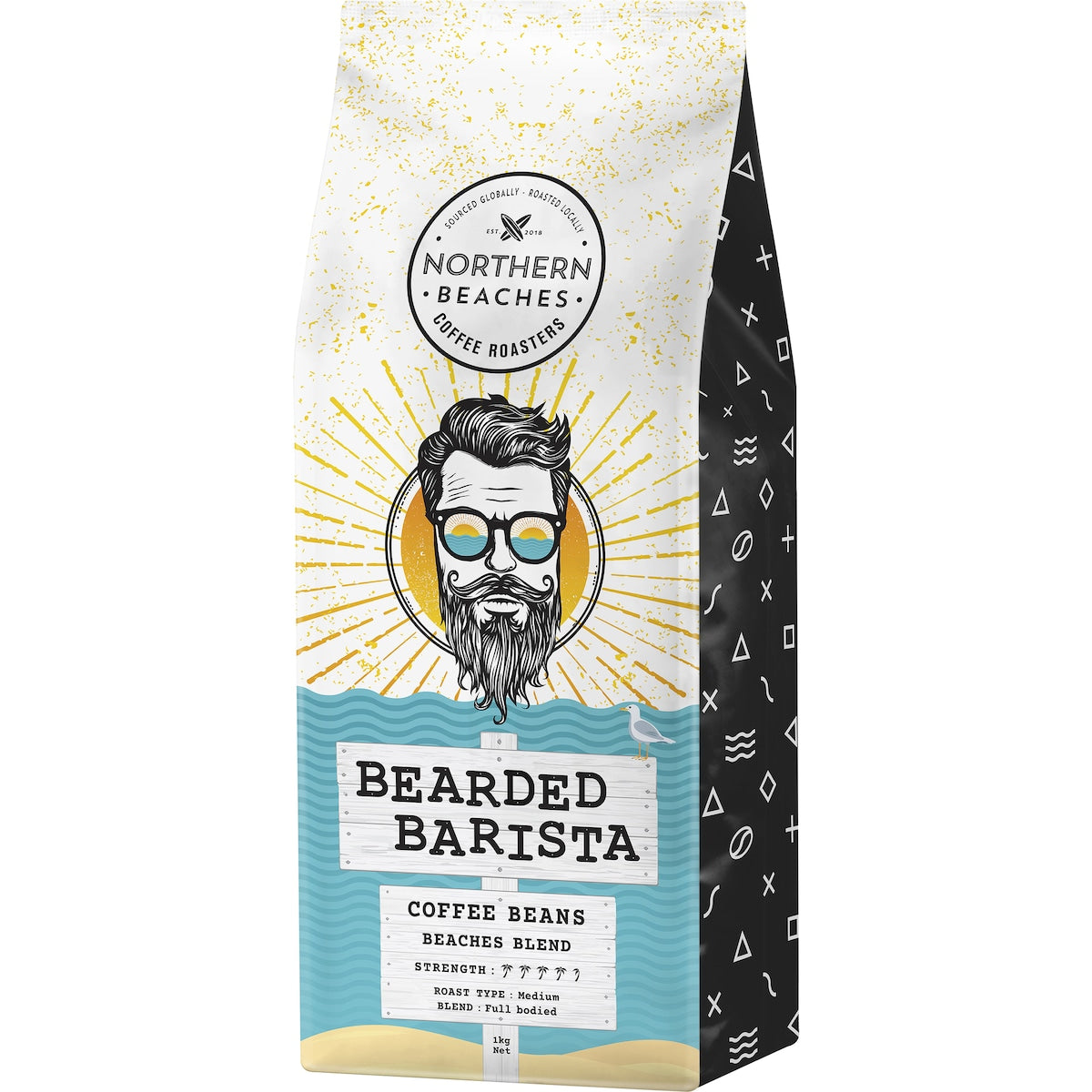 Northern Beaches Coffee Roasters Bearded Barista Coffee Beans 1kg