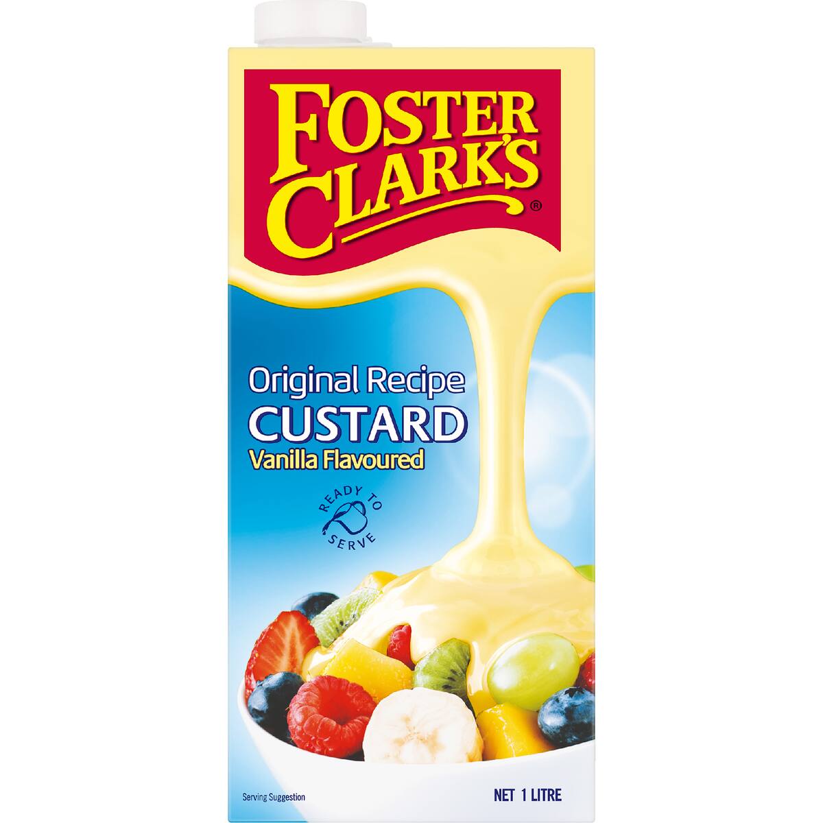 Foster Clark's Original Recipe Vanilla Flavoured Liquid Custard 1l